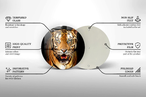 Tábua de cortar Tigre animal selvagem