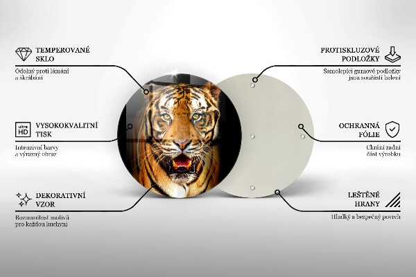 Tábua de cortar Tigre animal selvagem