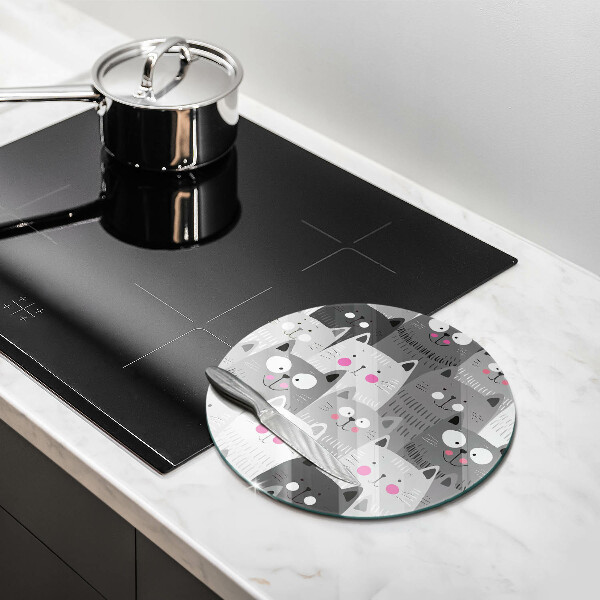 Tábua cozinha Ilustração de gato