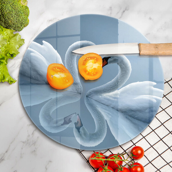 Tábua cozinha Coração de dois cisnes