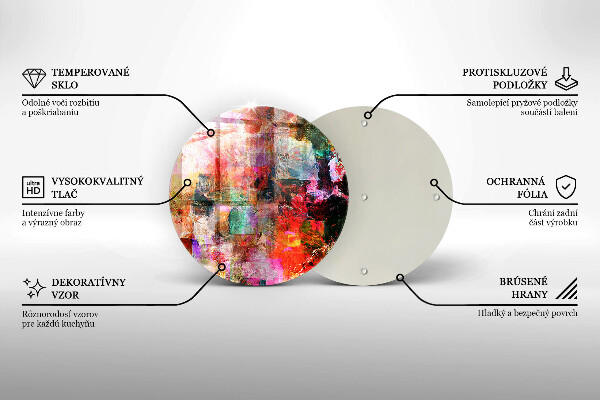 Tábua para corte Abstração de tinta