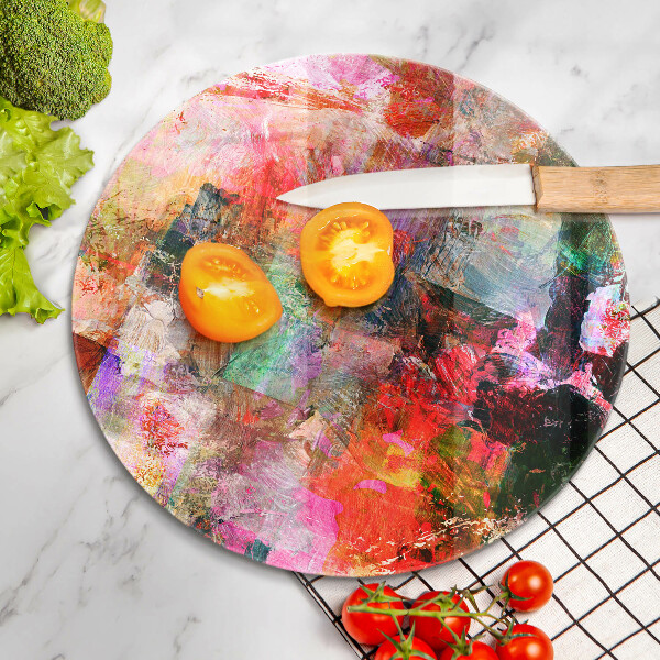 Tábua para corte Abstração de tinta