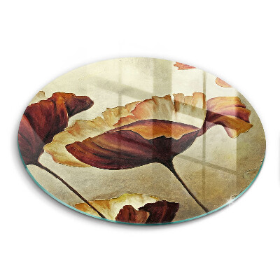 Tábua para corte Flores boho pintadas