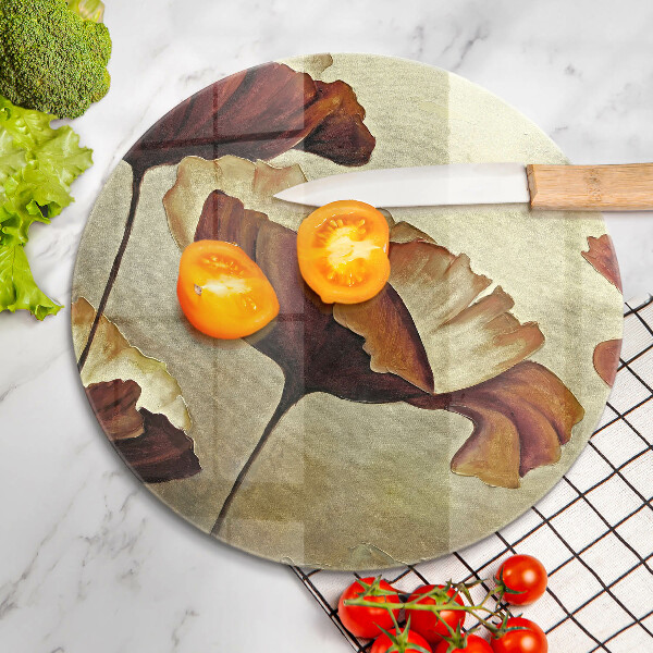 Tábua para corte Flores boho pintadas