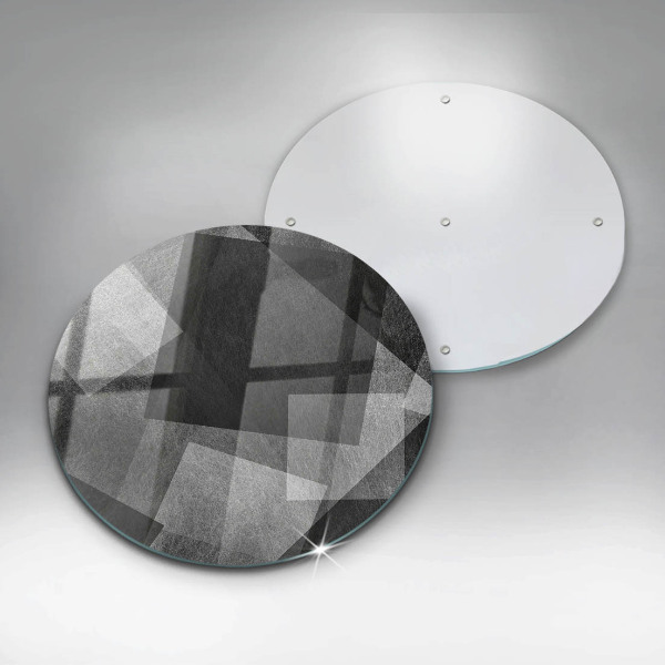 Tábua de corte de vidro Abstração geométrica