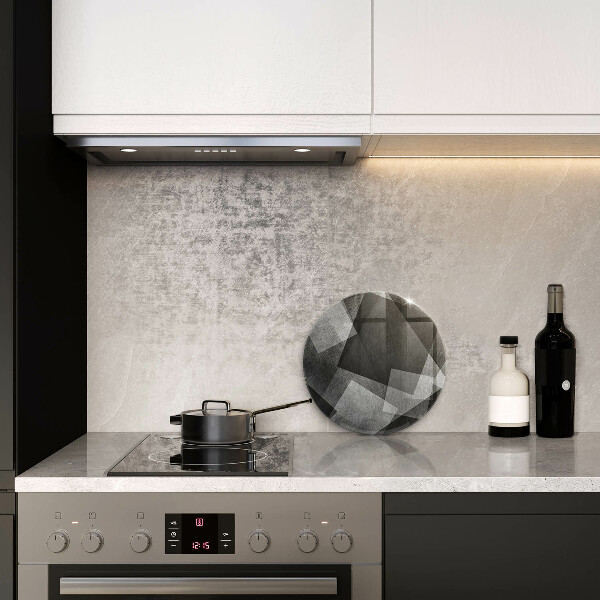 Tábua de corte de vidro Abstração geométrica