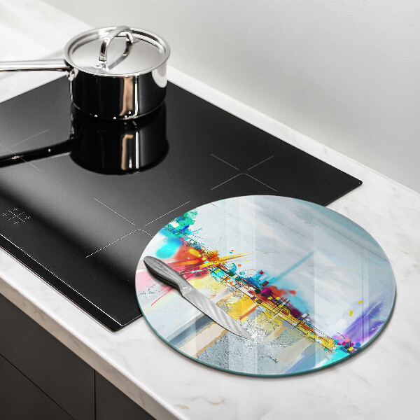 Tábua para cozinha Abstração pintada