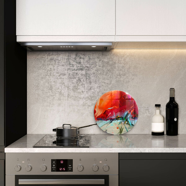 Tábua para corte Abstração pintada