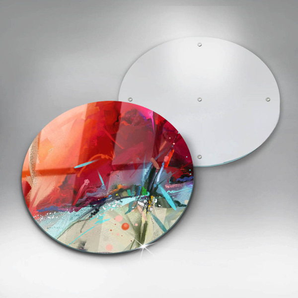 Tábua para corte Abstração pintada