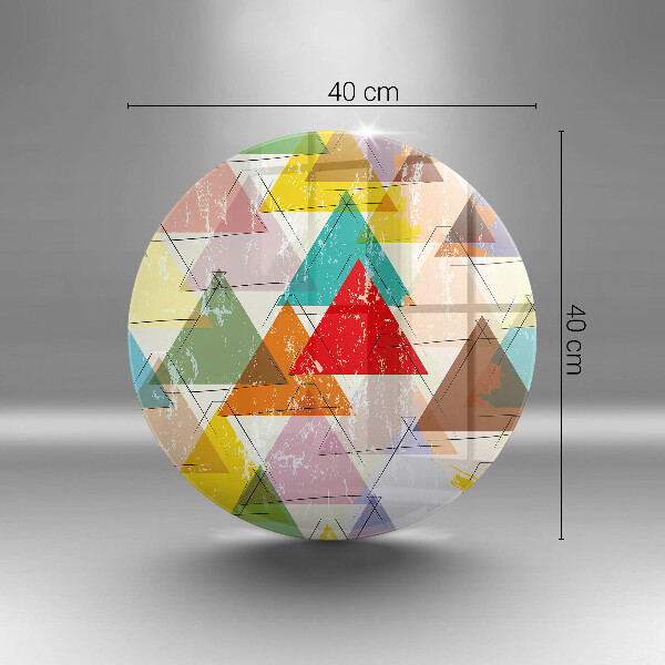 Tábua corte Triângulos pintados