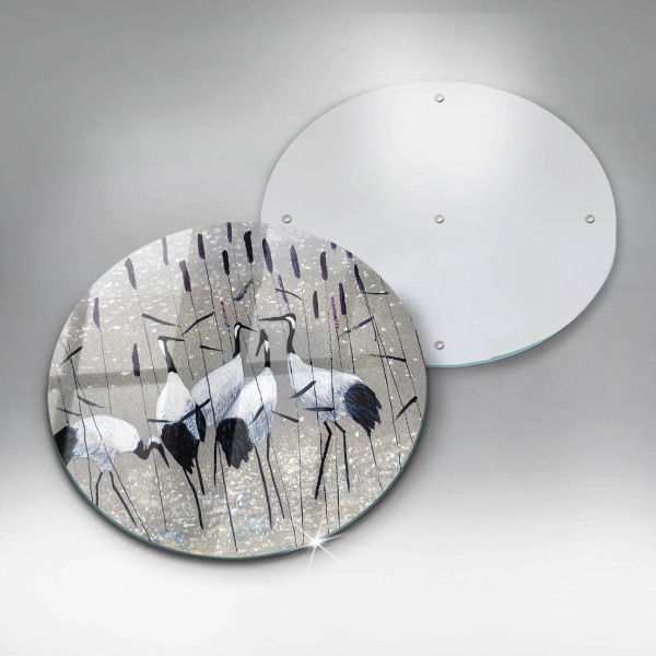 Tábua de cortar alimentos guindastes japoneses