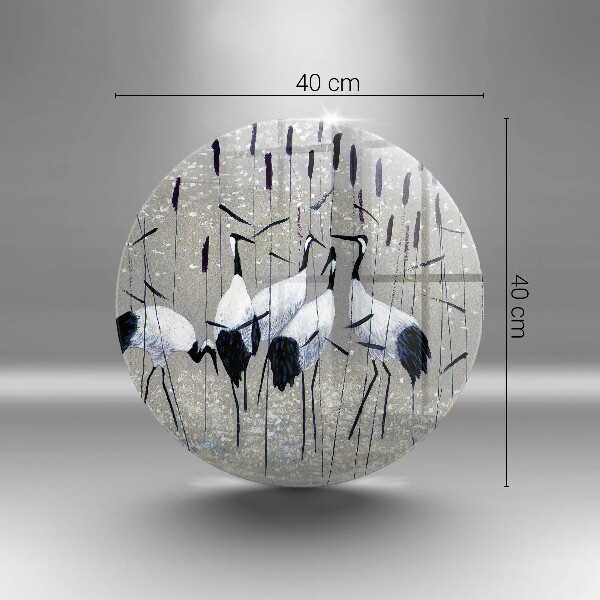 Tábua de cortar alimentos guindastes japoneses