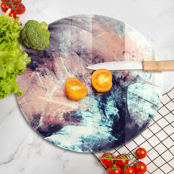 Tábua de cortar Abstração pintada