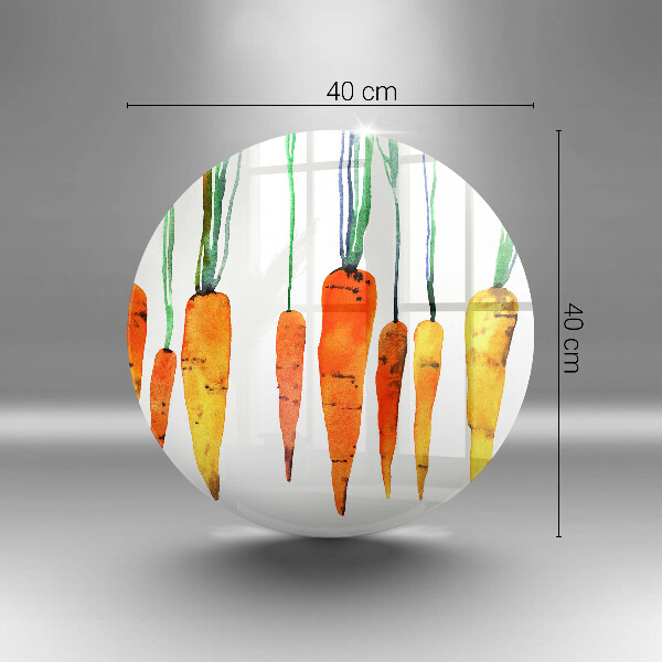 Tábua corte Ilustração de cenoura