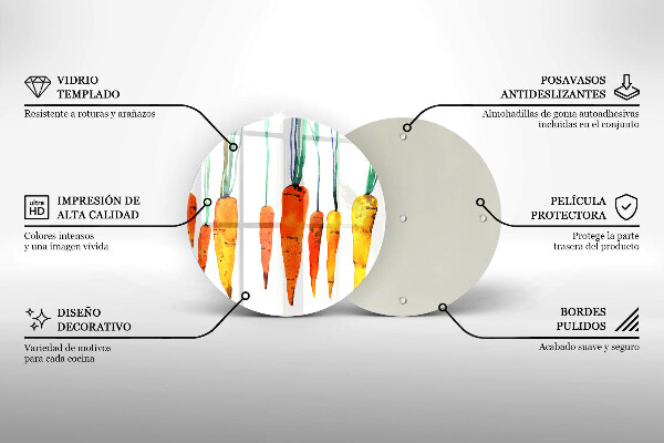 Tábua corte Ilustração de cenoura