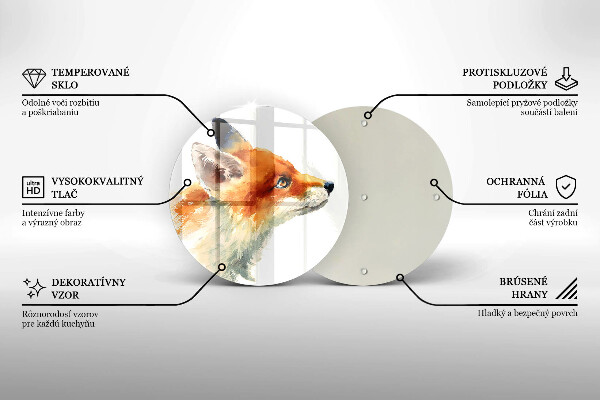 Tábua de cortar Raposa pintada