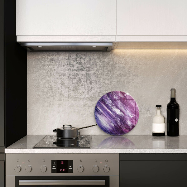 Tábua de corte de vidro Abstração de tinta