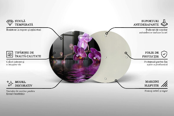 Tábua de corte Água Zen de Orquídea