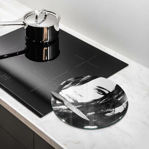 Tábua de cortar Rosto de mulher