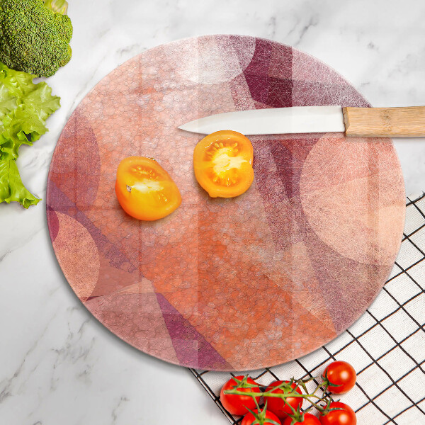 Tábua de corte de vidro Arte abstrata