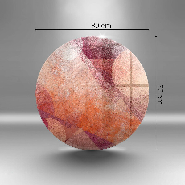 Tábua de corte de vidro Arte abstrata