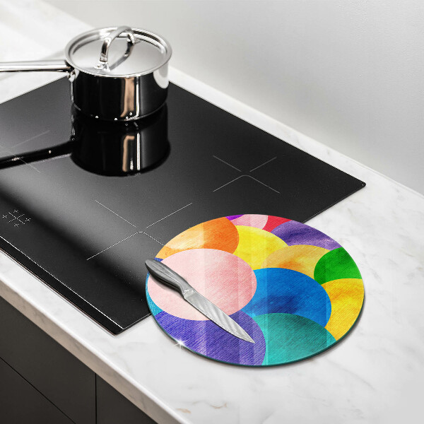 Tábua para corte Círculos coloridos