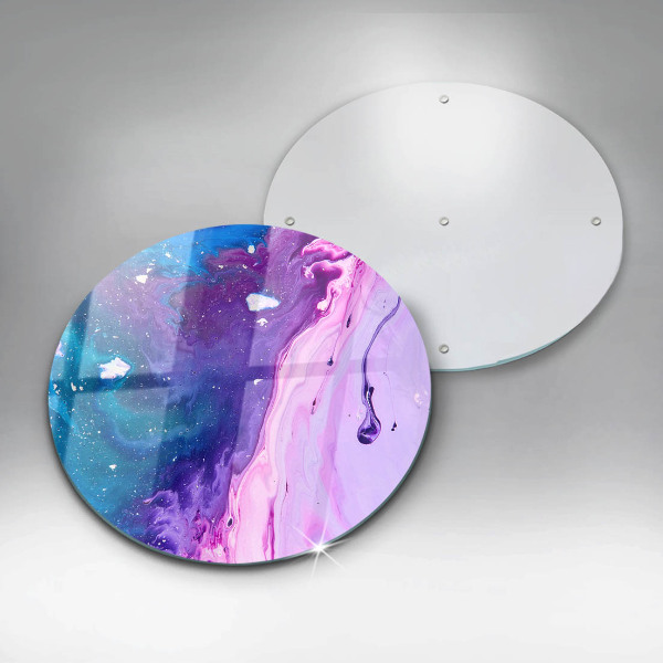 Tábua de vidro Tinta abstrata