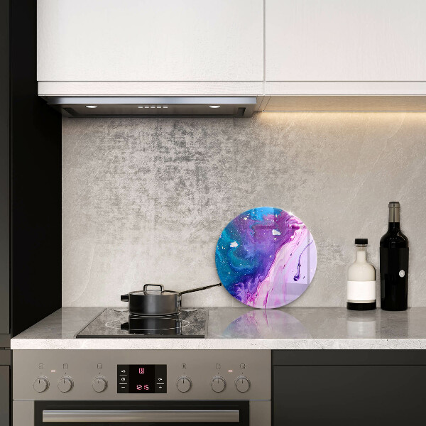 Tábua de vidro Tinta abstrata