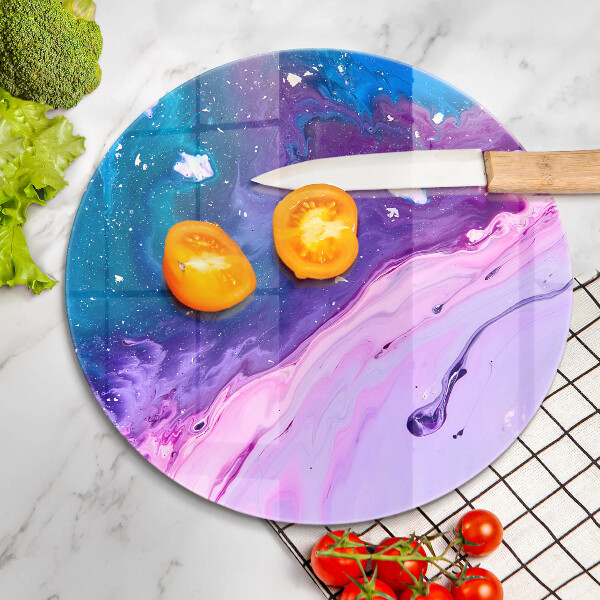 Tábua de vidro Tinta abstrata