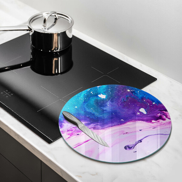 Tábua de vidro Tinta abstrata