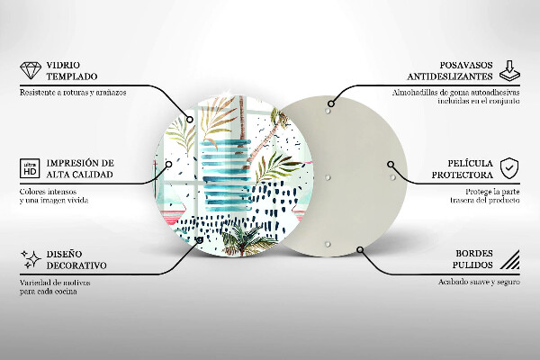 Tábua de vidro Ilustrações de férias