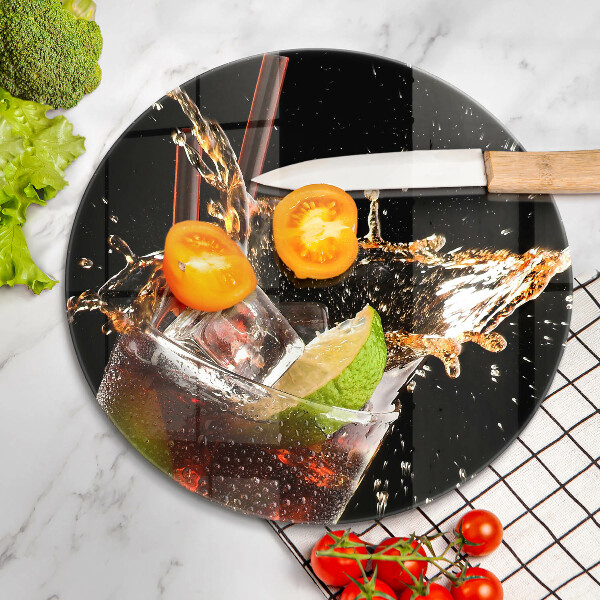 Tábua de vidro Beber com gelo