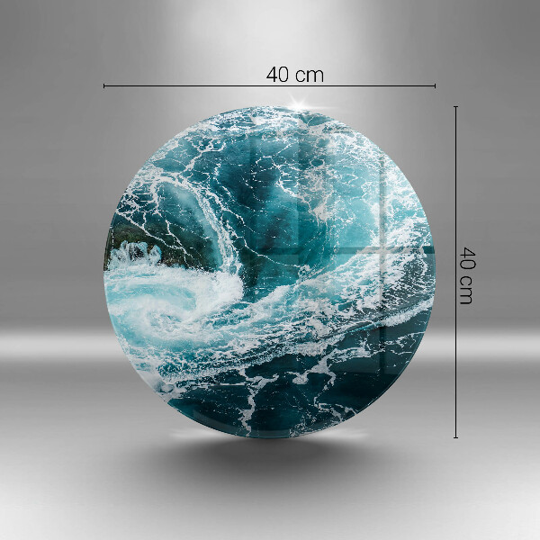 Tábua de cortar Ondas espumosas de água