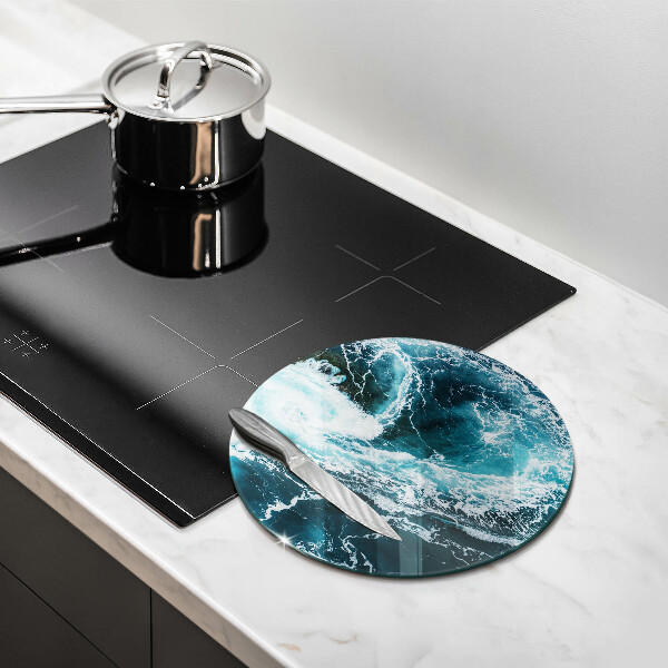 Tábua de cortar Ondas espumosas de água