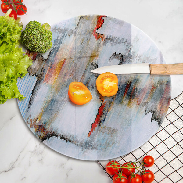 Tábua para cozinha Tintas abstratas