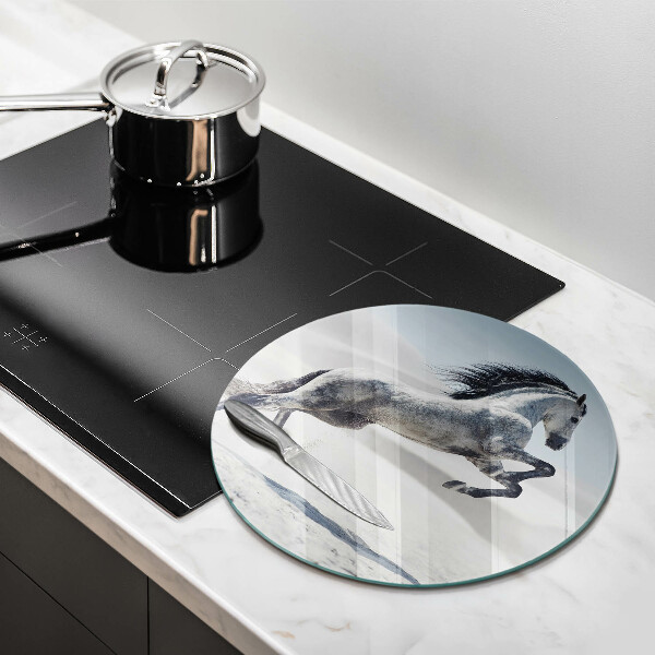 Tábua para cozinha Cavalo branco corcel