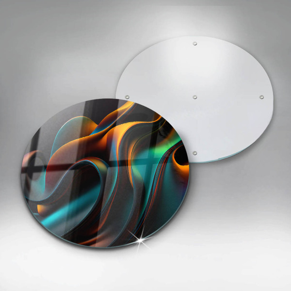 Tábua para corte Abstração colorida