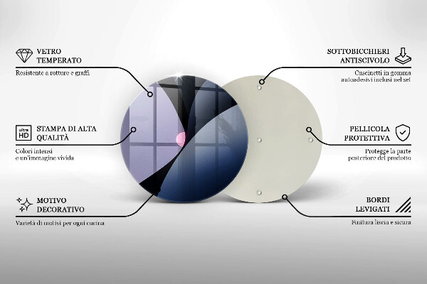 Tábua de cortar Formas abstratas