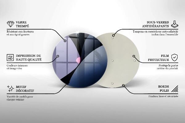 Tábua de cortar Formas abstratas