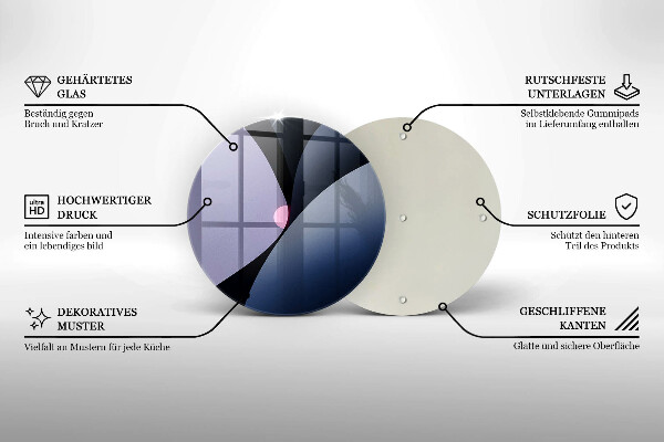Tábua de cortar Formas abstratas