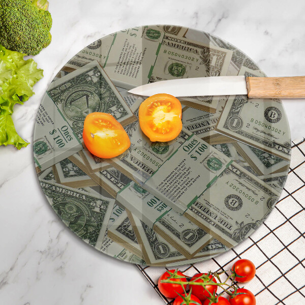 Tábua de corte Dinheiro dólares
