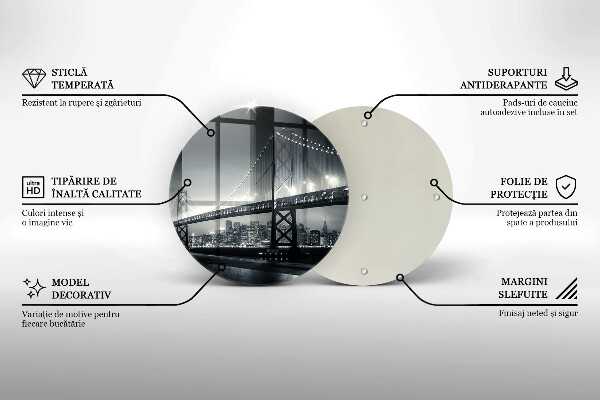 Tábua de cortar alimentos Ponte Benjamin Franklin