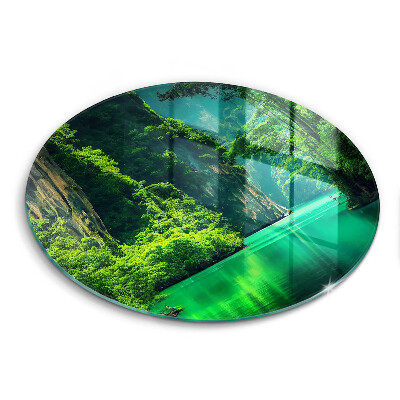 Tábua para cozinha Paisagem da lagoa