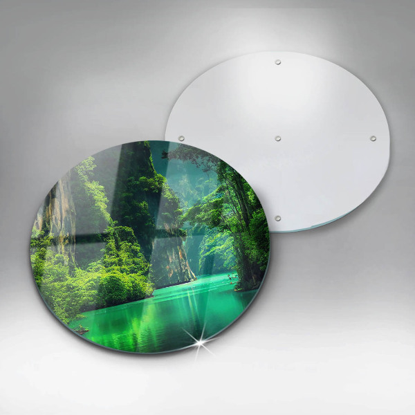 Tábua para cozinha Paisagem da lagoa