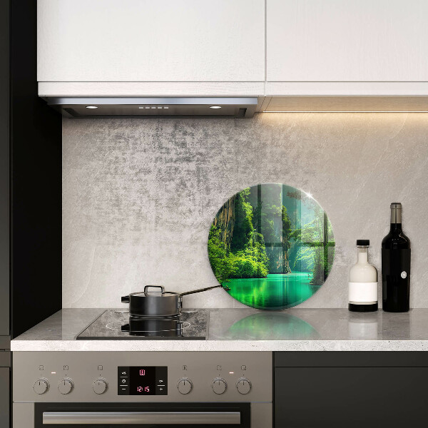 Tábua para cozinha Paisagem da lagoa