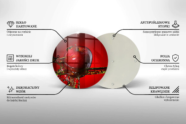 Tábua de cortar Maçã na água