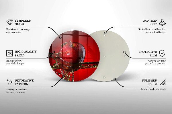 Tábua de cortar Maçã na água