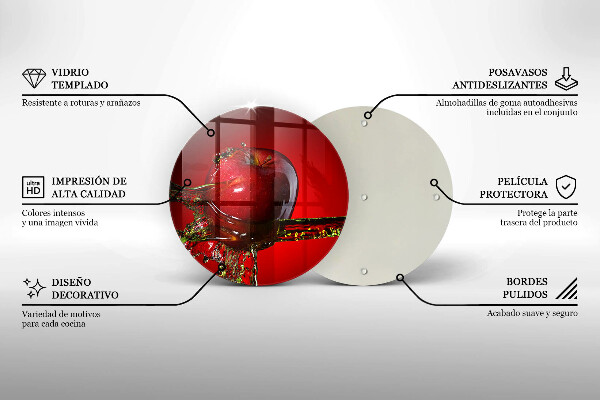 Tábua de cortar Maçã na água