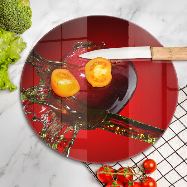 Tábua de cortar Maçã na água