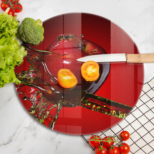 Tábua de cortar Maçã na água